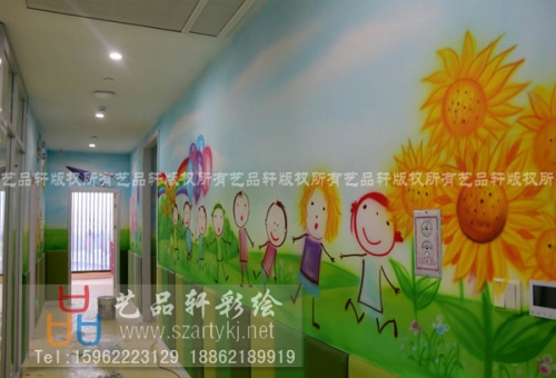 苏州墙绘-幼儿园 学校彩绘