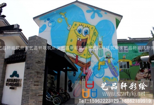 苏州墙绘-商业空间彩绘