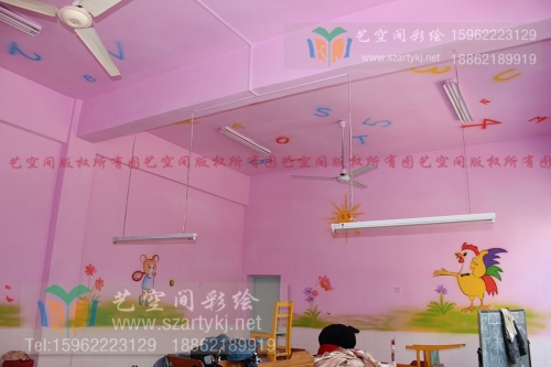 苏州彩绘打造文化校园