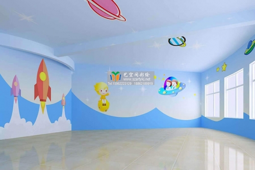 让彩绘成为孩子的第二个港湾