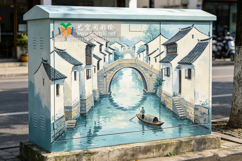 电箱彩绘绘就城市美学