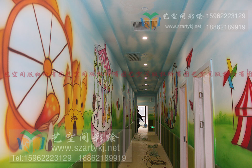 学校彩绘
