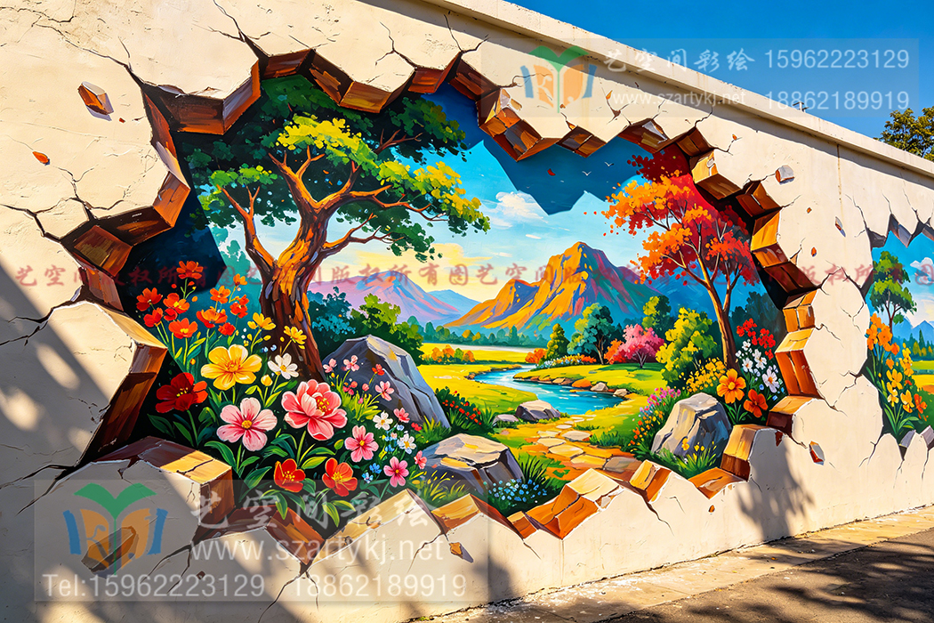 苏州3D墙体彩绘