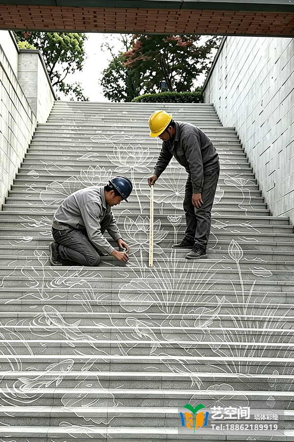 苏州3D楼梯立体画